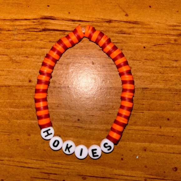 Virginia Tech Hokies Heishi Bracelet - Picture 3 of 11